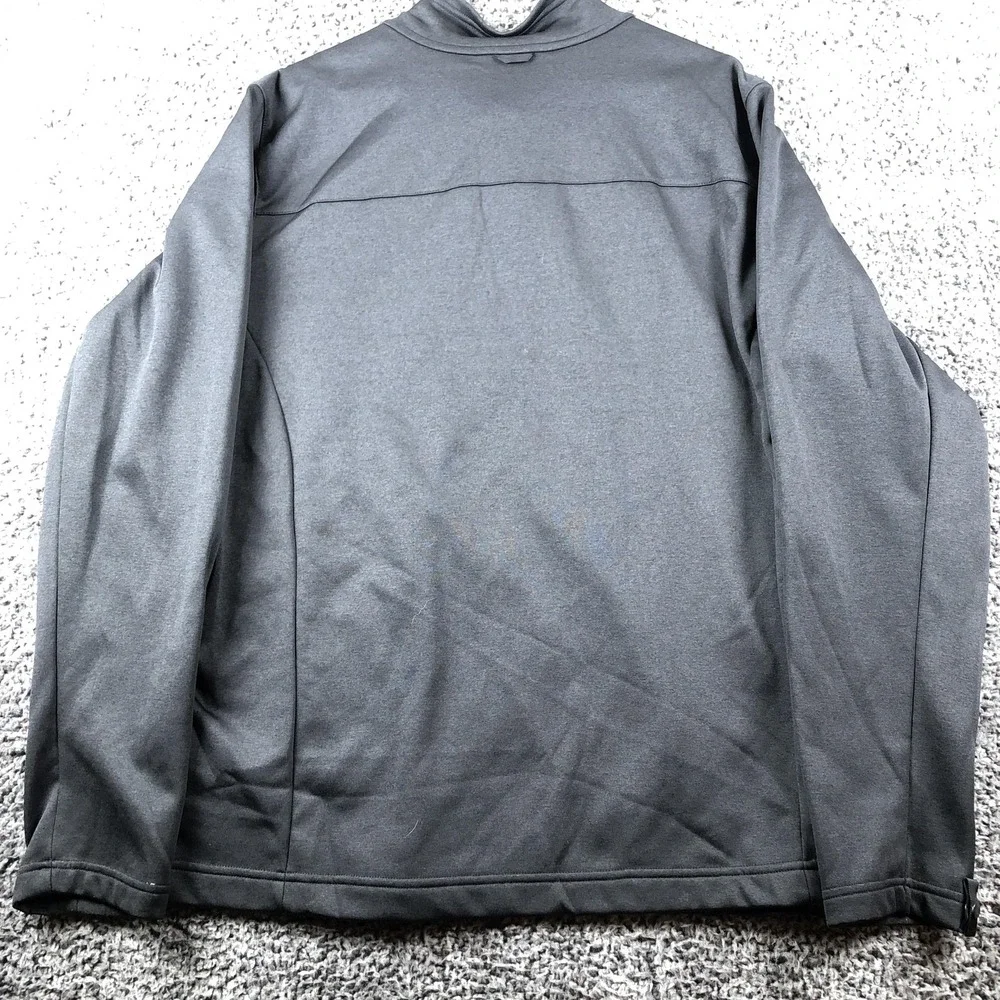 The‎ North Face Jacket Mens XL Gray Fleece Full Zip Stand Collar Hiking Layer